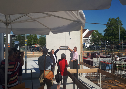 27.07.2018 Feierliche Grundsteinlegung für das neue Rathaus in der „Neuen Mitte“ in Salem