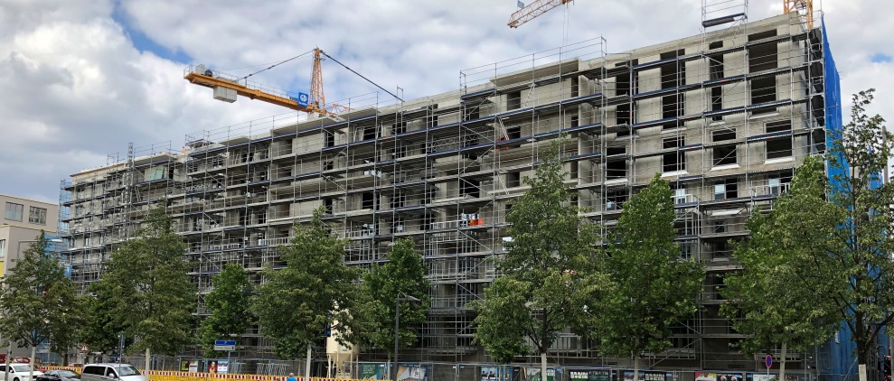 14.06.2019 Wallstraße II.2 - Richtfest Wohnbebauung in Dresden