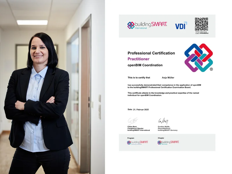 Congratulations to Anja Müller on earning her Building Smart Practitioner certificate!