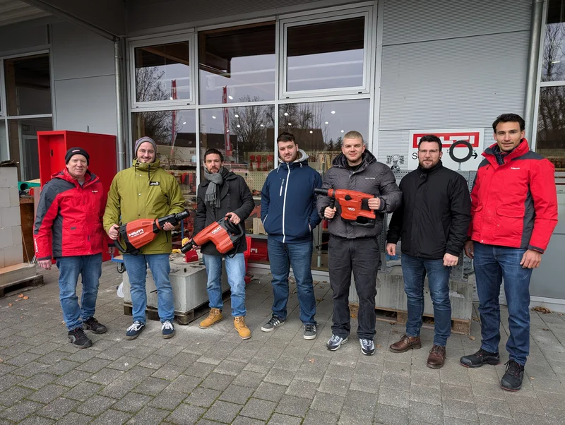 Practitioner visit from Team Friedrichshafen to Hilti in Ravensburg