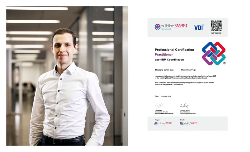 Congratulations to M. Vogt on earning his buildingSMART Practitioner certificate!